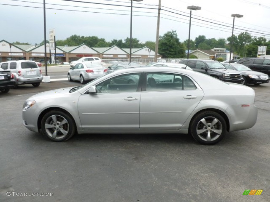 2008 Malibu LT Sedan - Silverstone Metallic / Ebony photo #4