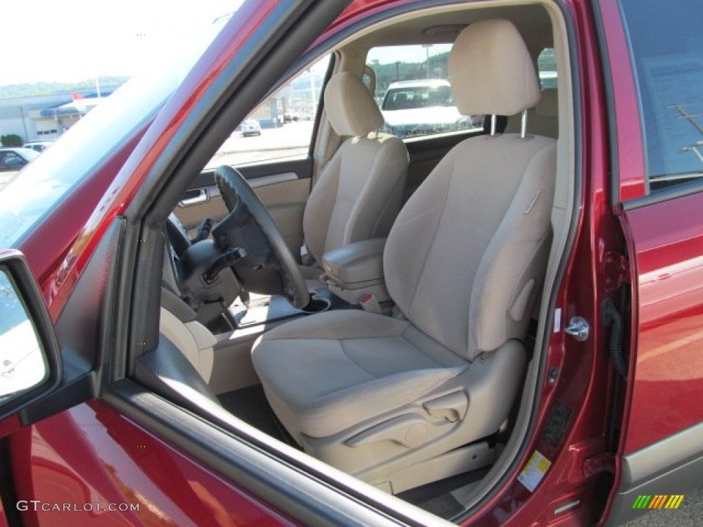 2009 Kia Borrego LX V6 4x4 Front Seat Photo #68472169