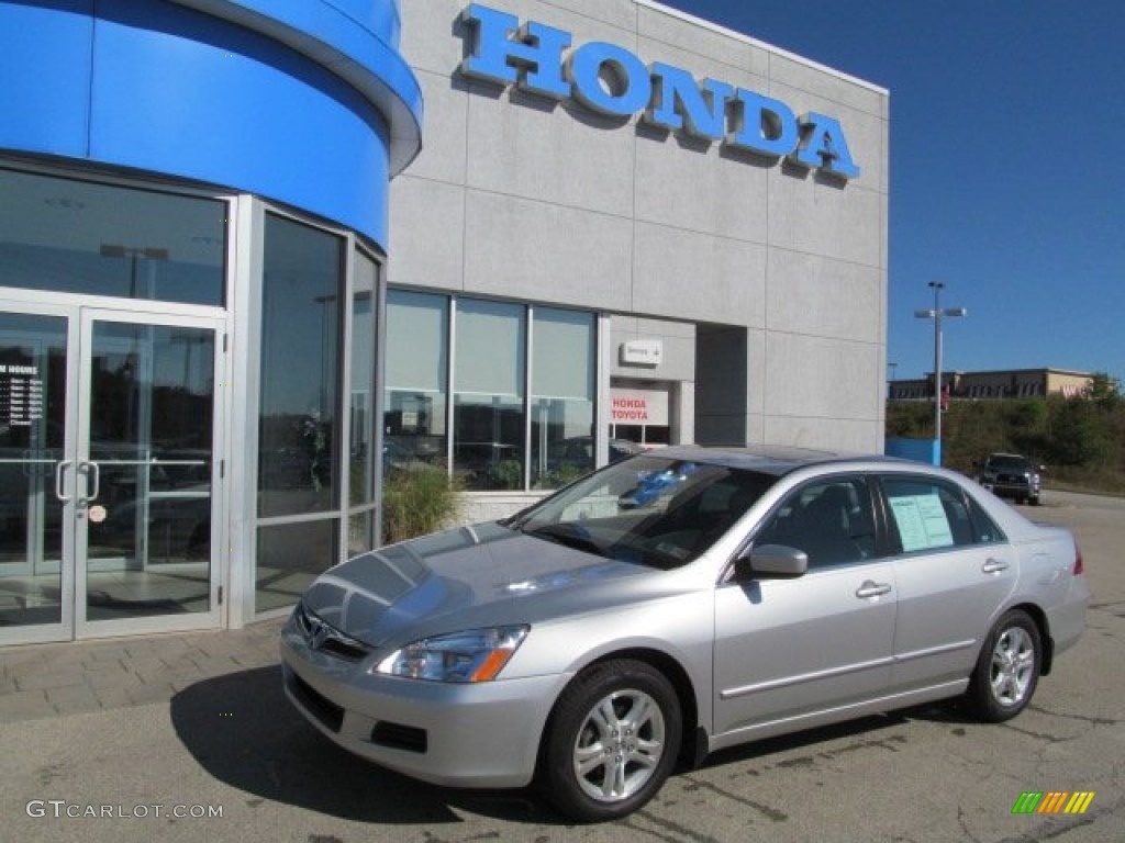 2006 Accord EX-L Sedan - Alabaster Silver Metallic / Gray photo #1