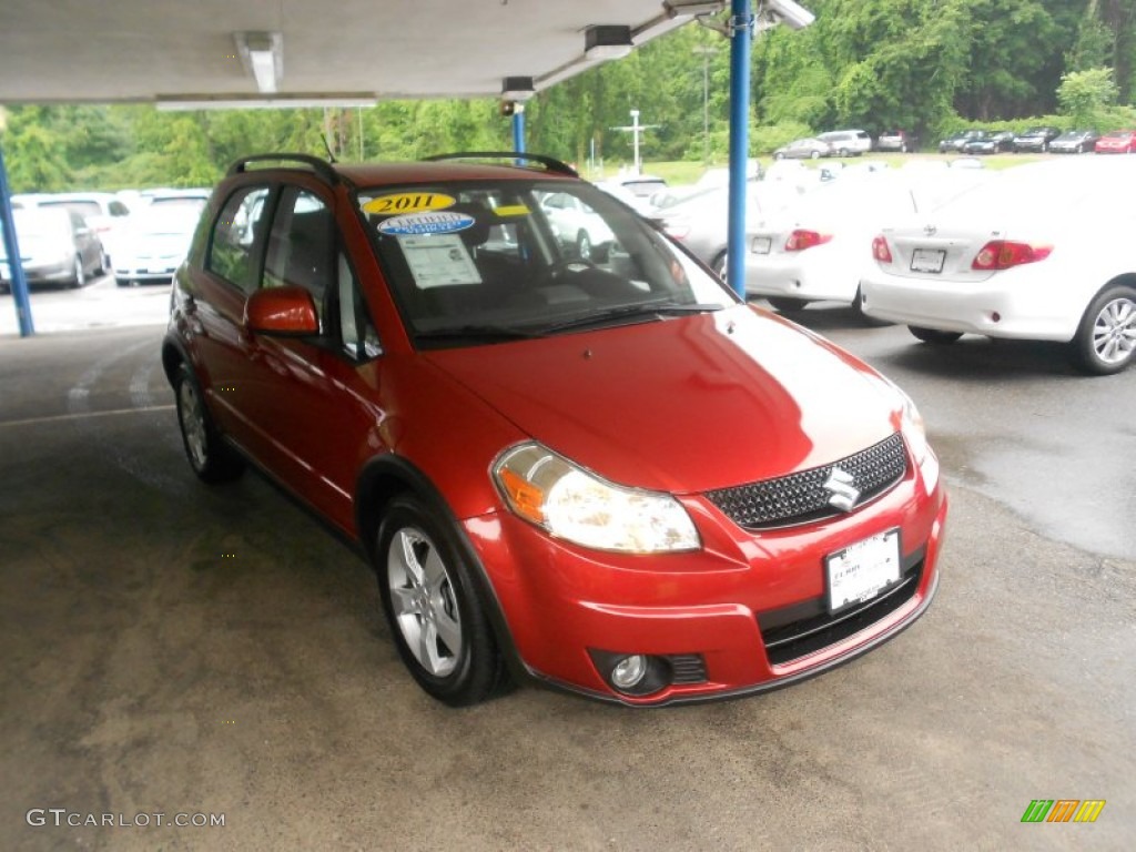 Cherry Red Metallic Suzuki SX4