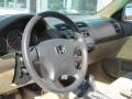 Ivory 2005 Honda Civic EX Sedan Steering Wheel