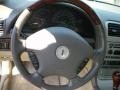 2005 Lincoln LS Shale/Dove Interior Steering Wheel Photo