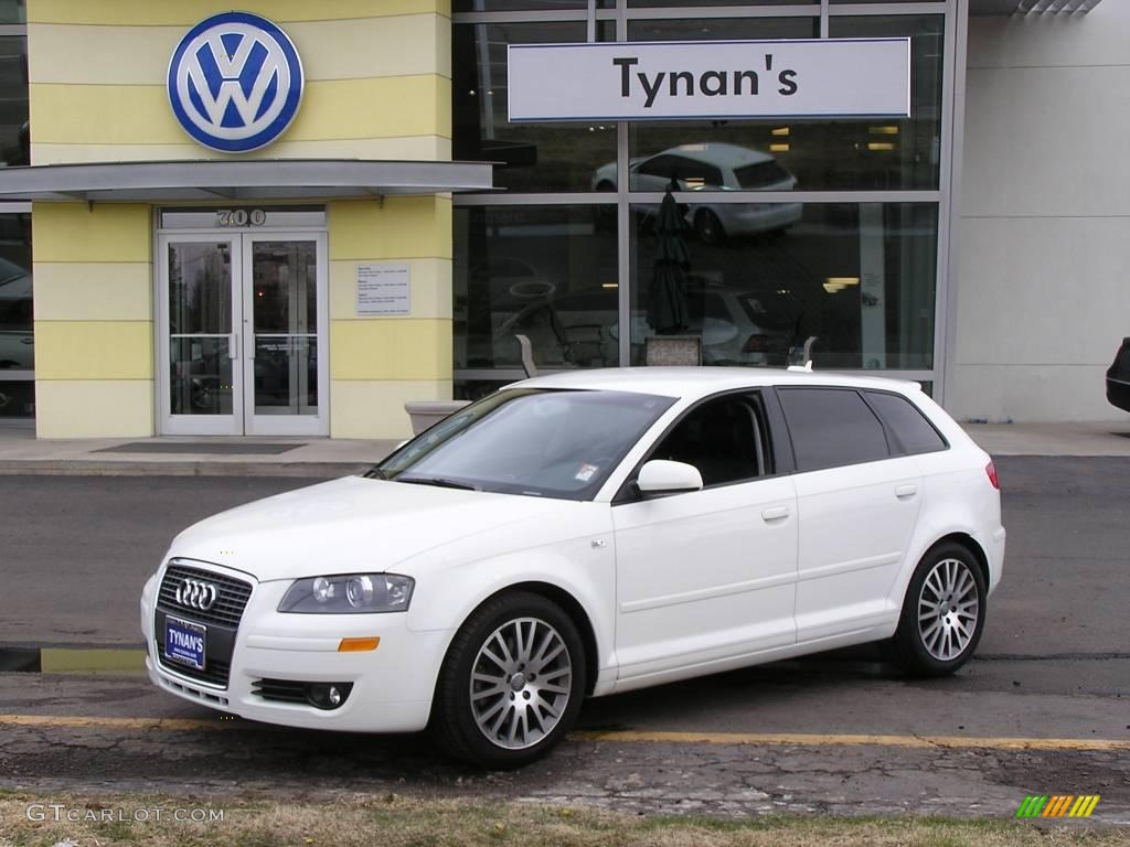 2006 A3 2.0T - Arctic White / Black photo #1
