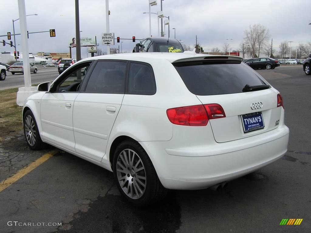 2006 A3 2.0T - Arctic White / Black photo #2