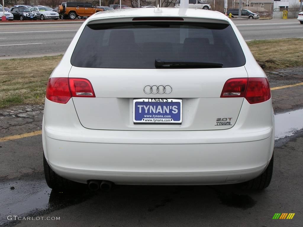 2006 A3 2.0T - Arctic White / Black photo #3