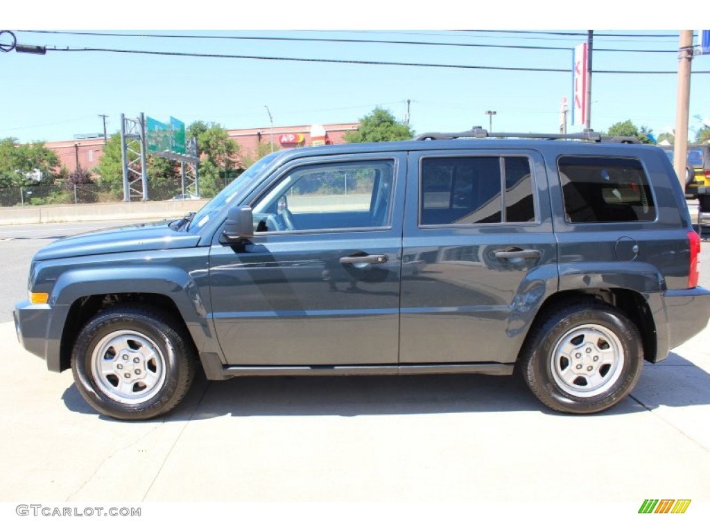 2008 Patriot Sport - Steel Blue Metallic / Dark Slate Gray photo #8