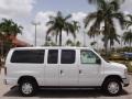 Oxford White 2012 Ford E Series Van E350 XLT Passenger Exterior