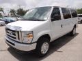 Oxford White 2012 Ford E Series Van E350 XLT Passenger Exterior