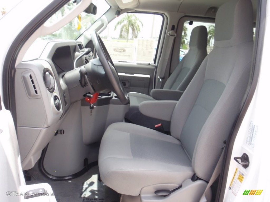 Medium Flint Interior 2012 Ford E Series Van E350 XLT Passenger Photo #68474644
