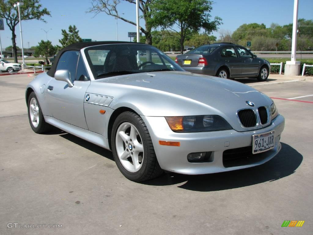 1998 Z3 2.8 Roadster - Arctic Silver Metallic / Red photo #7