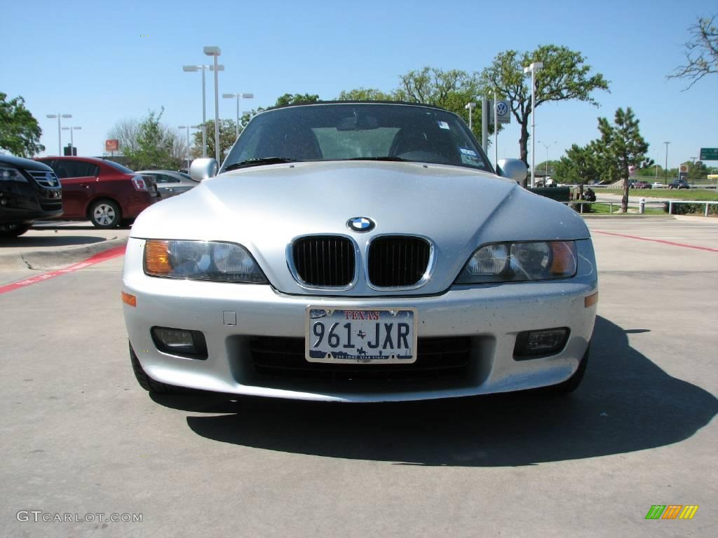 1998 Z3 2.8 Roadster - Arctic Silver Metallic / Red photo #8