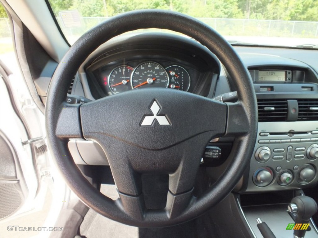 2011 Galant FE - White Pearl / Medium Gray photo #28