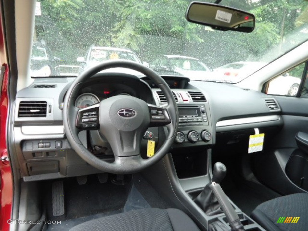 Black Interior 2012 Subaru Impreza 2.0i Premium 5 Door Photo #68477101