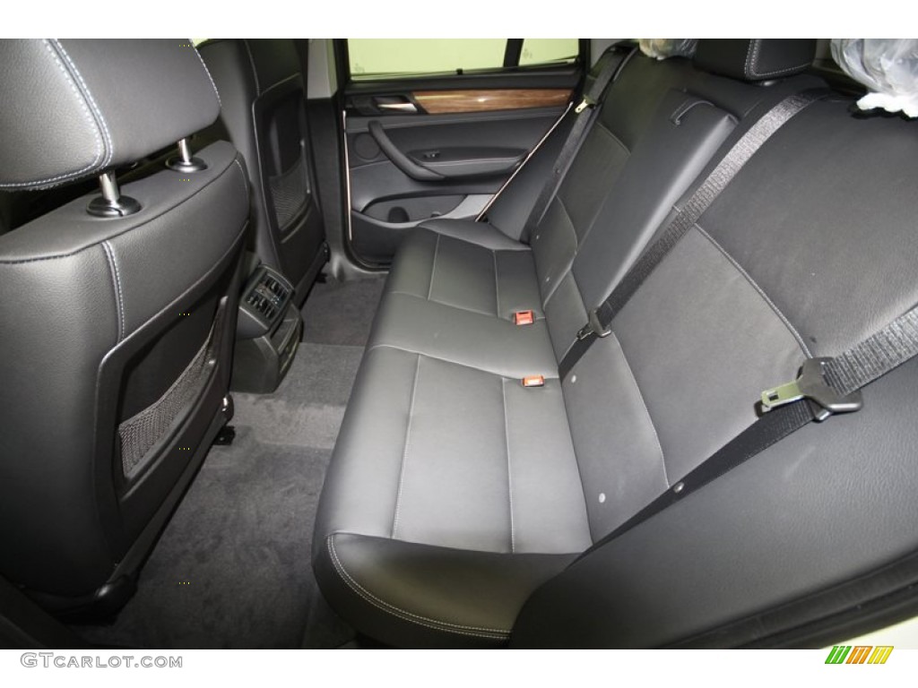 Black Interior 2013 BMW X3 xDrive 28i Photo #68477863