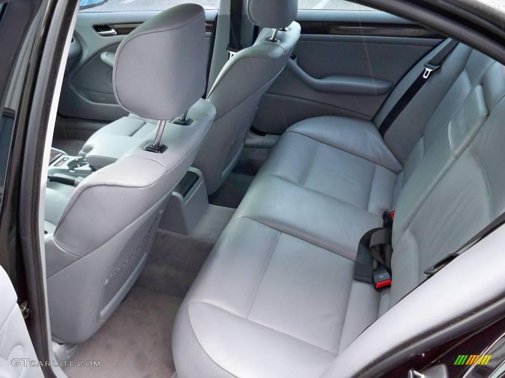 2002 3 Series 325xi Sedan - Jet Black / Grey photo #5
