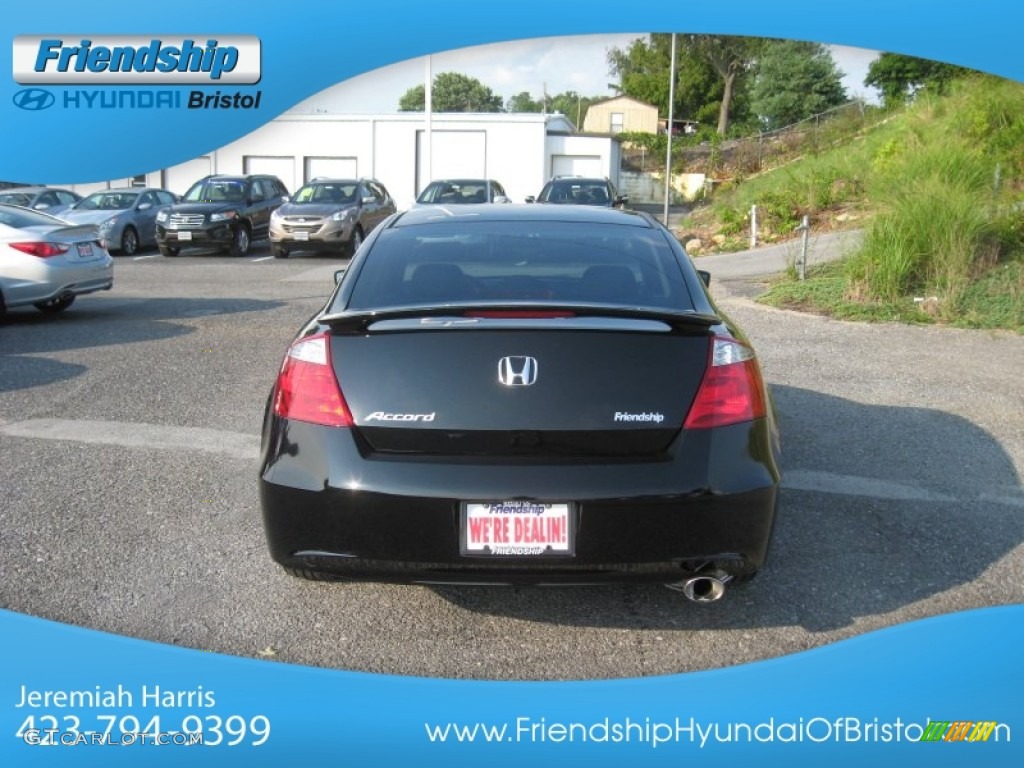 2010 Accord EX Coupe - Crystal Black Pearl / Black photo #8