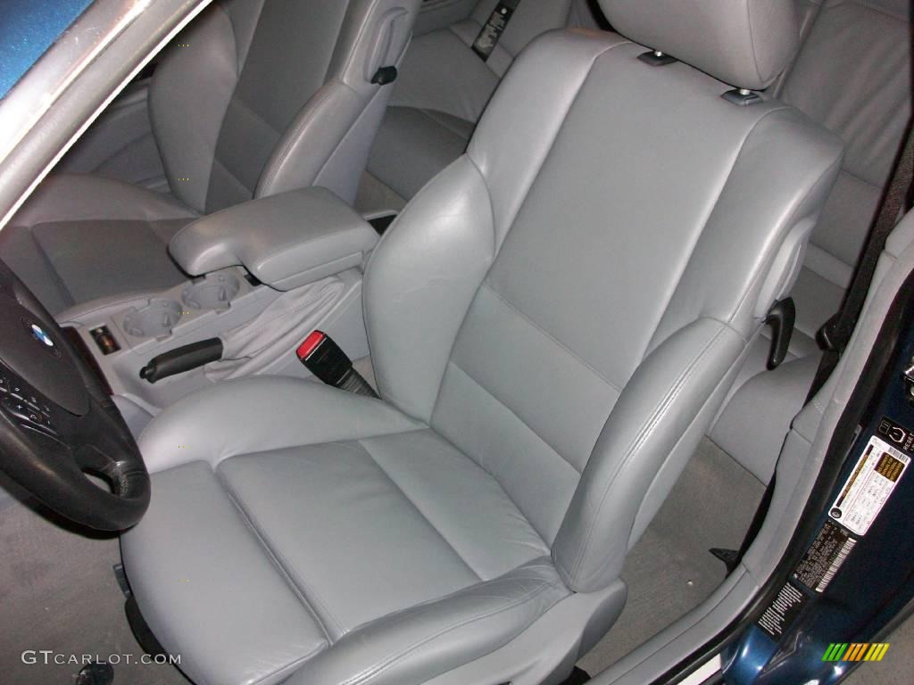 2005 3 Series 325i Coupe - Mystic Blue Metallic / Grey photo #11