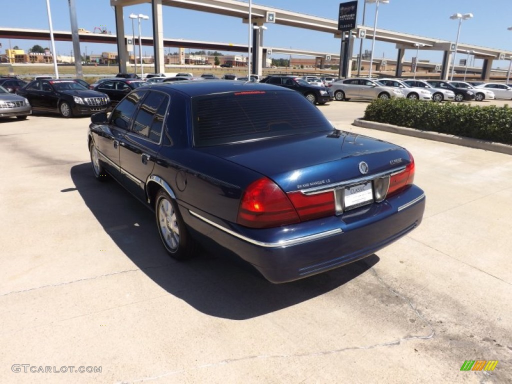 2004 Grand Marquis LS - Dark Blue Pearl Metallic / Medium Parchment photo #3