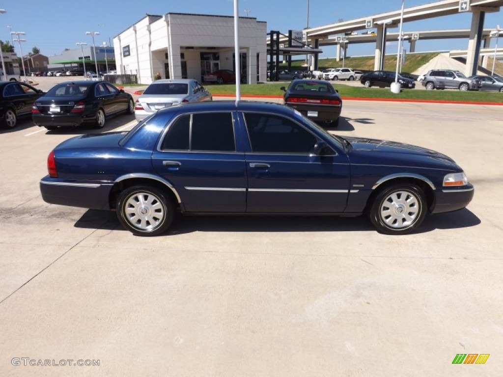 2004 Grand Marquis LS - Dark Blue Pearl Metallic / Medium Parchment photo #6