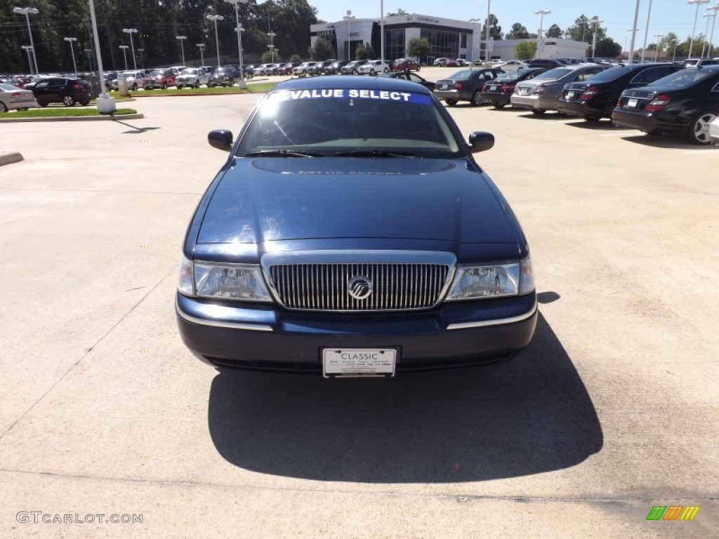 2004 Grand Marquis LS - Dark Blue Pearl Metallic / Medium Parchment photo #8