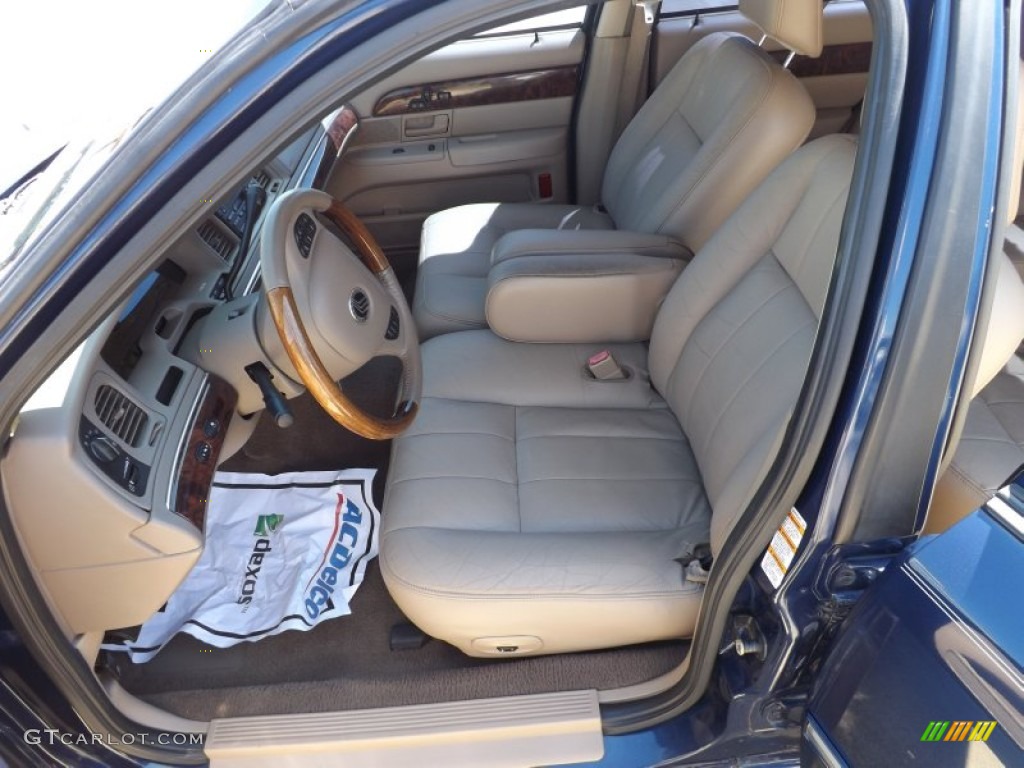 2004 Grand Marquis LS - Dark Blue Pearl Metallic / Medium Parchment photo #12