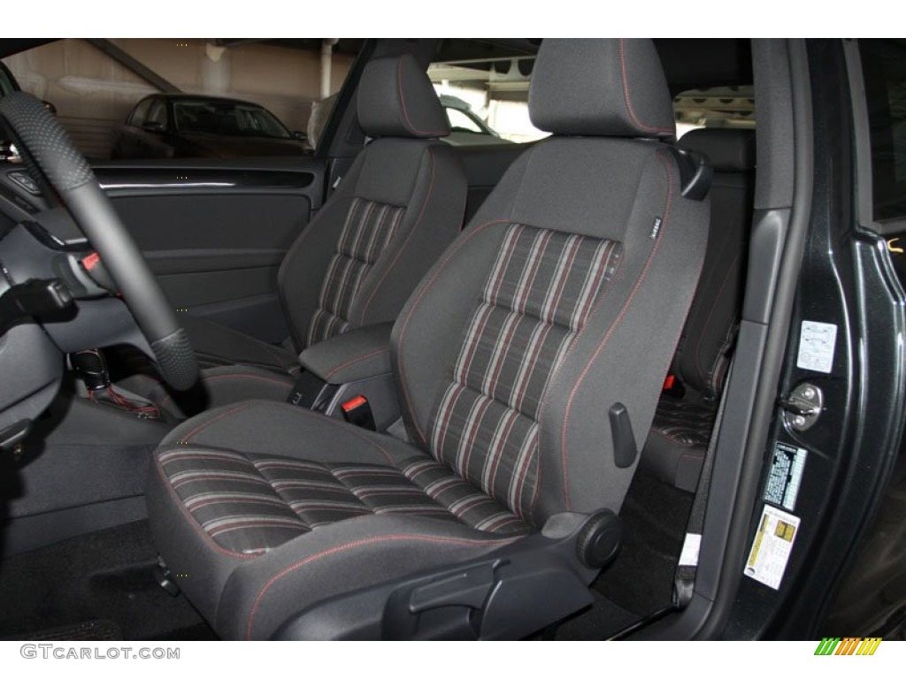 Interlagos Plaid Cloth Interior 2013 Volkswagen GTI 2 Door Photo #68479576