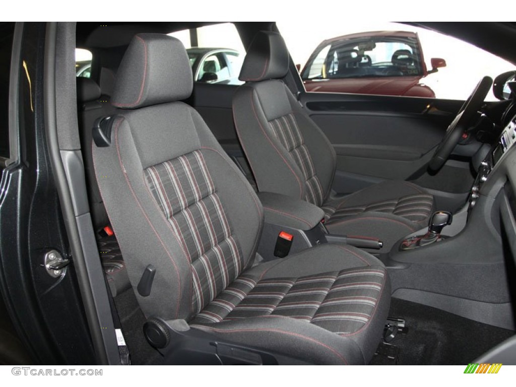 Interlagos Plaid Cloth Interior 2013 Volkswagen GTI 2 Door Photo #68479663