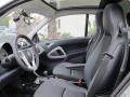 Black Leather 2013 Smart fortwo passion coupe Interior Color