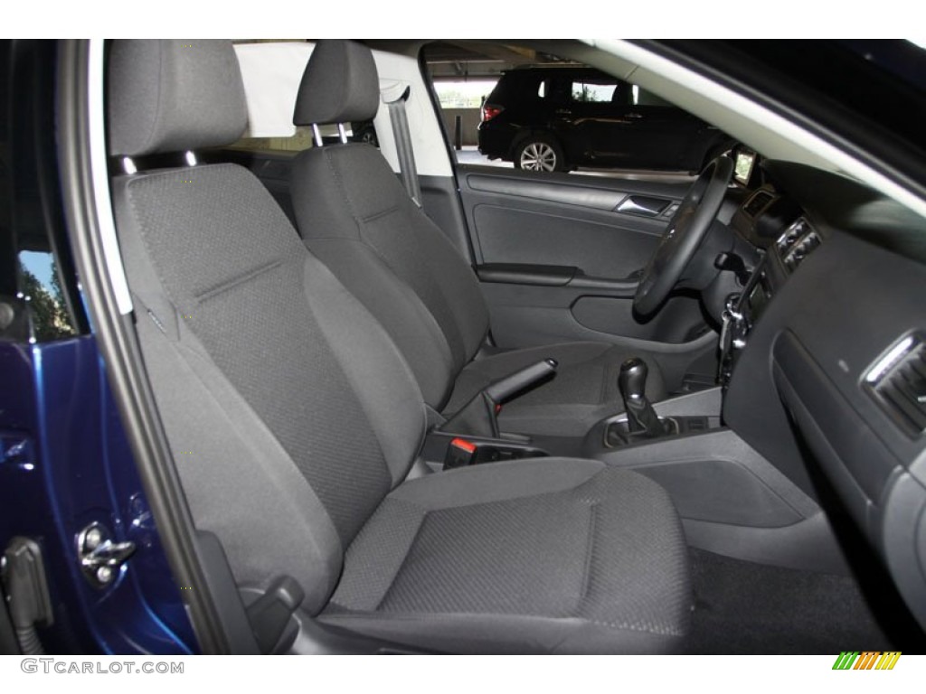 Titan Black Interior 2013 Volkswagen Jetta S Sedan Photo #68480153