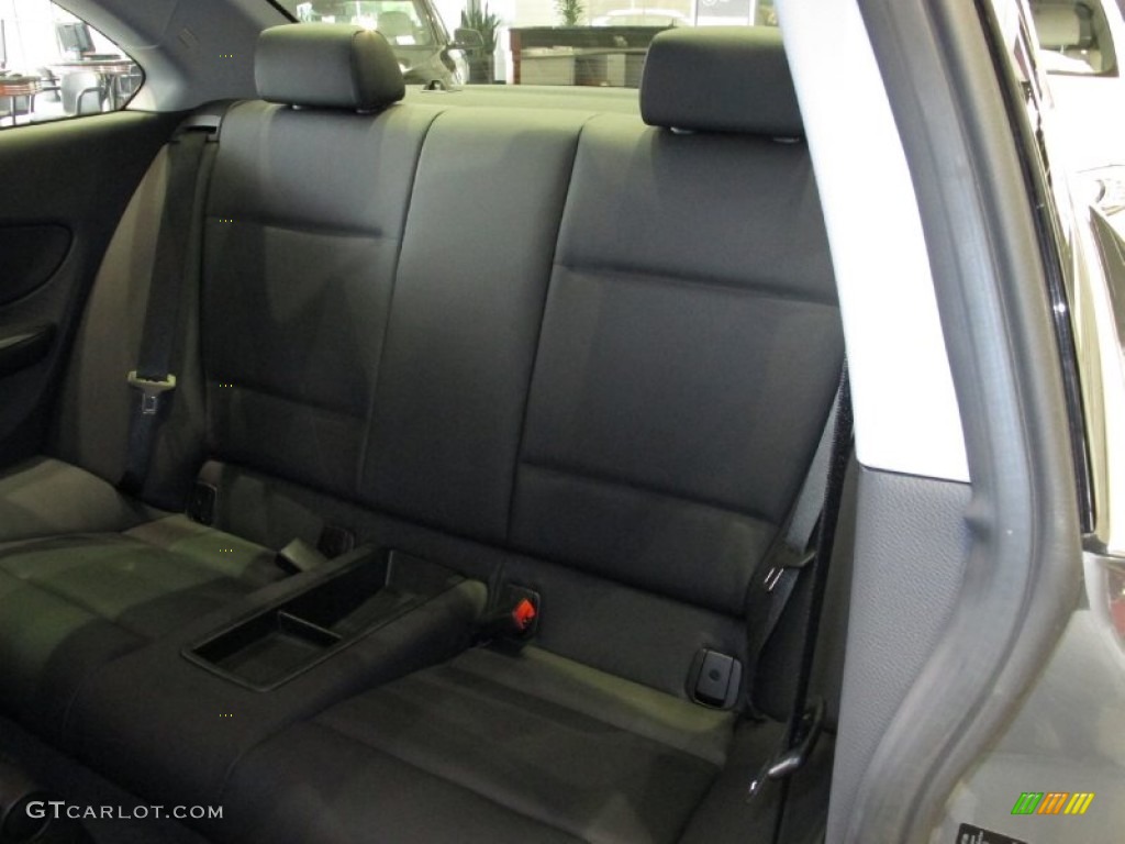 2012 1 Series 128i Coupe - Space Grey Metallic / Black photo #4