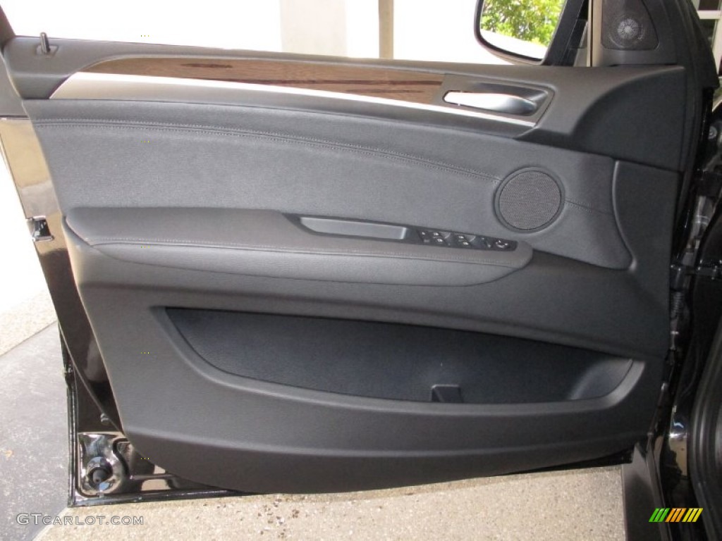 2013 BMW X5 xDrive 50i Black Door Panel Photo #68480644