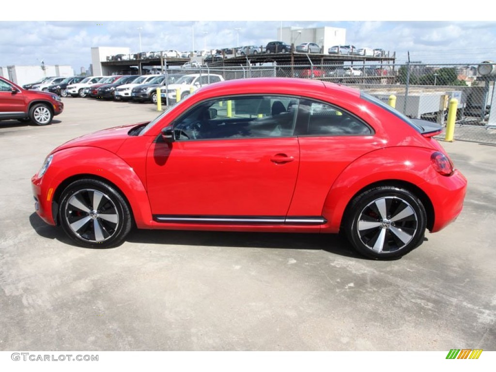 Tornado Red 2012 Volkswagen Beetle Turbo Exterior Photo #68481196