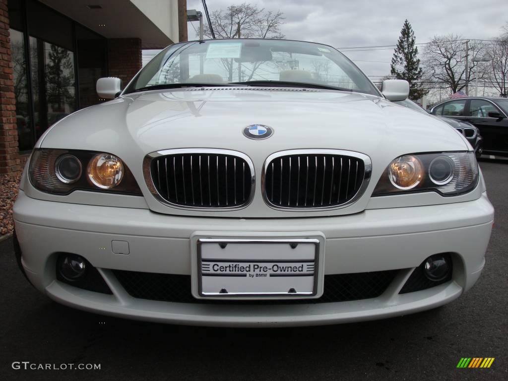 2006 3 Series 325i Convertible - Alpine White / Sand photo #3