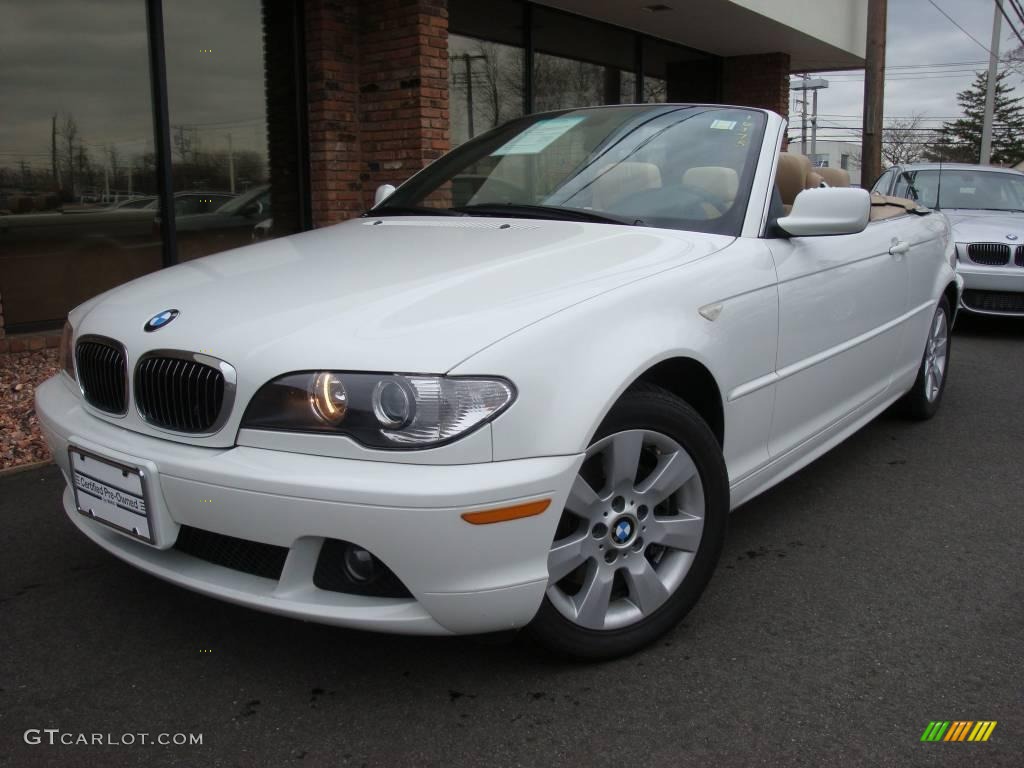 2006 3 Series 325i Convertible - Alpine White / Sand photo #4