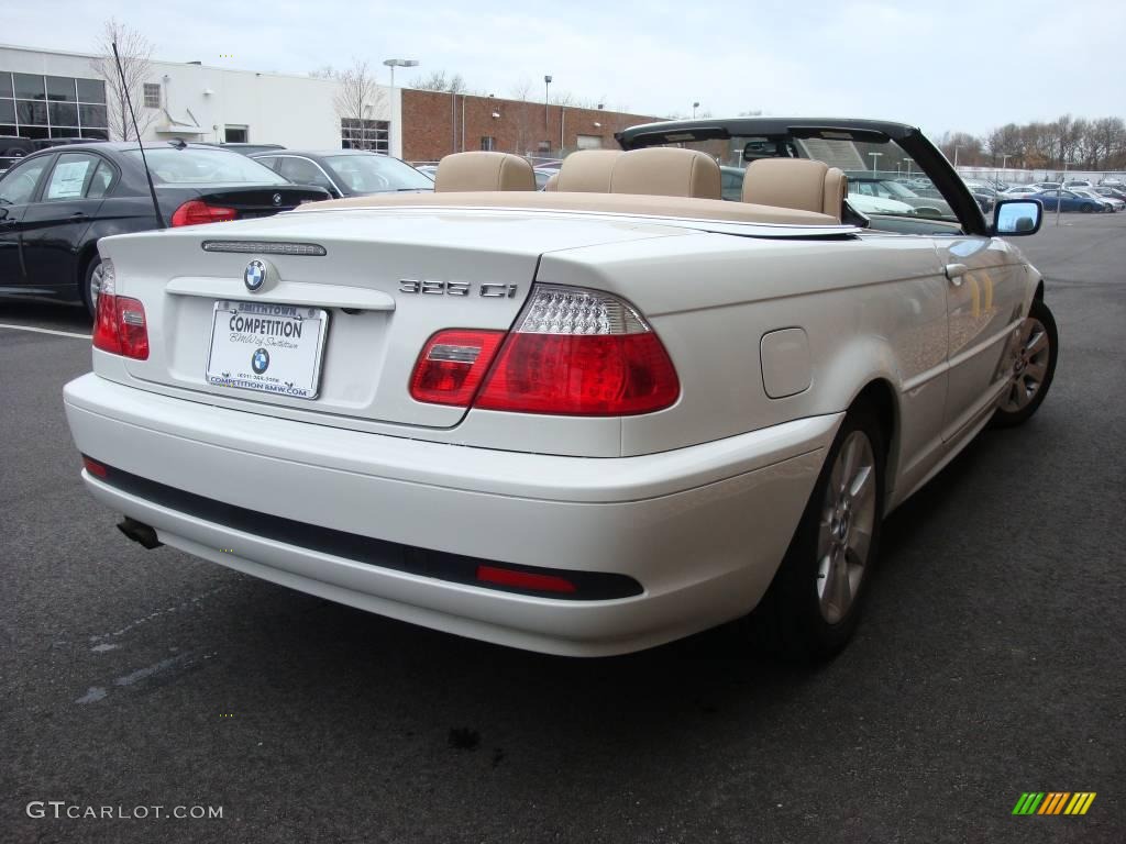 2006 3 Series 325i Convertible - Alpine White / Sand photo #7