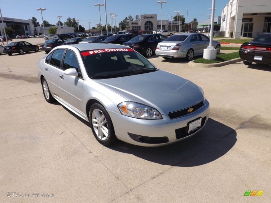 2011 Impala LTZ - Silver Ice Metallic / Ebony photo #7