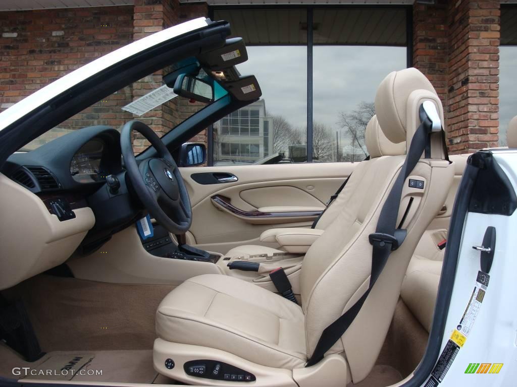 2006 3 Series 325i Convertible - Alpine White / Sand photo #11