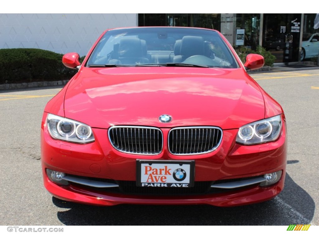 2012 3 Series 328i Convertible - Crimson Red / Black photo #2