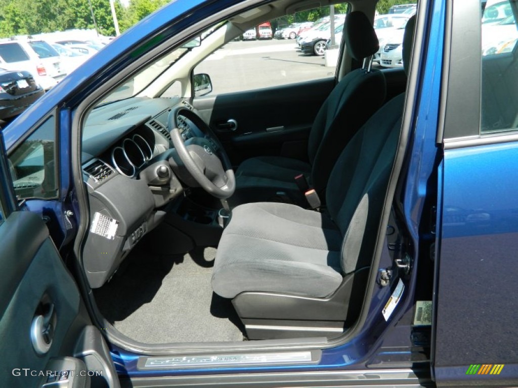 2010 Versa 1.8 S Sedan - Metallic Blue / Charcoal photo #14