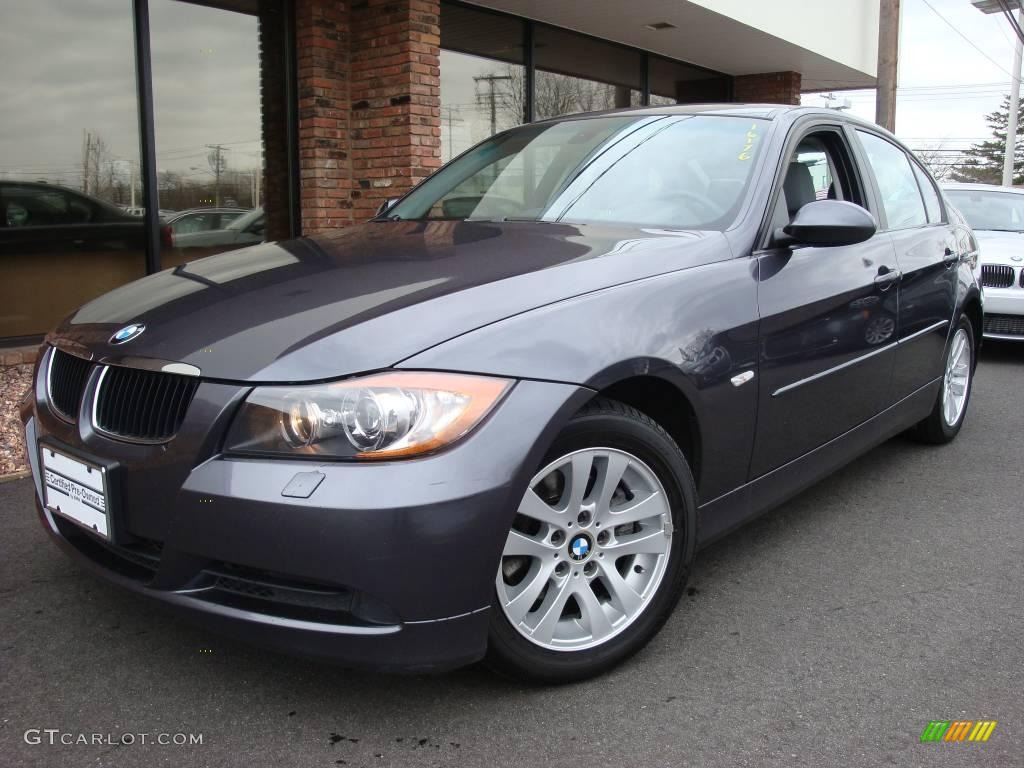 2006 3 Series 325i Sedan - Sparkling Graphite Metallic / Grey photo #3