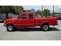 1996 Vermillion Red Ford F250 XLT Extended Cab  photo #6