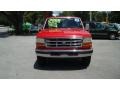 1996 Vermillion Red Ford F250 XLT Extended Cab  photo #8