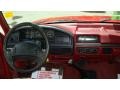 Red 1996 Ford F250 XLT Extended Cab Dashboard