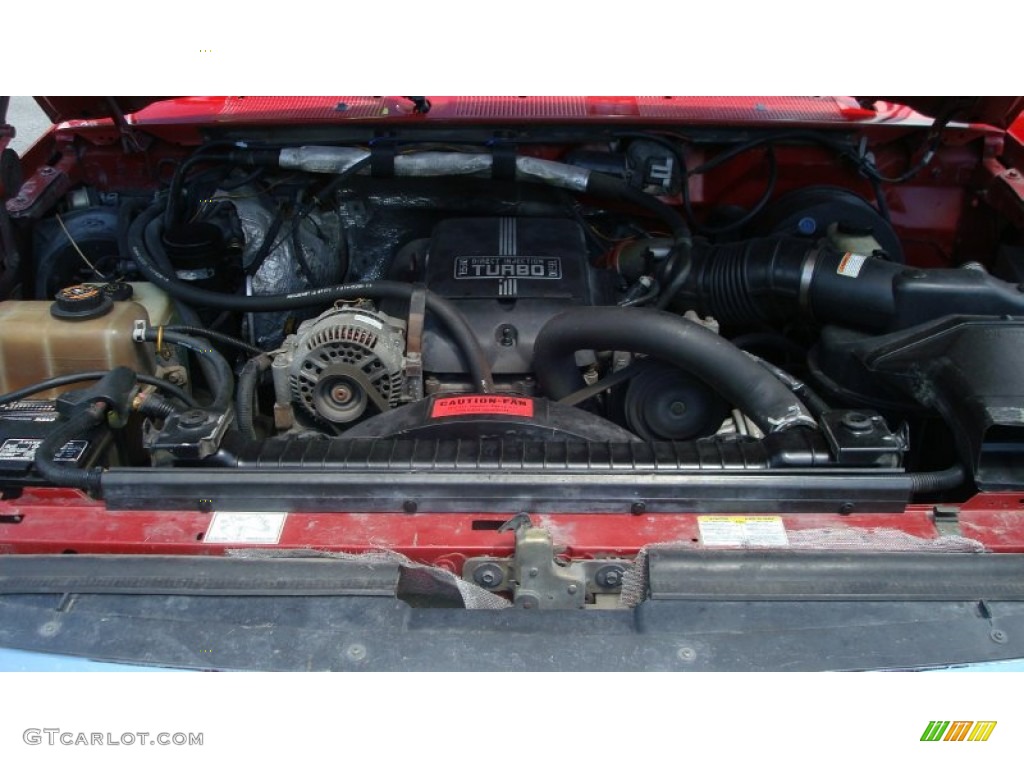 1996 Ford F250 XLT Extended Cab 7.3 Liter OHV 16-Valve Turbo-Diesel V8 Engine Photo #68485921