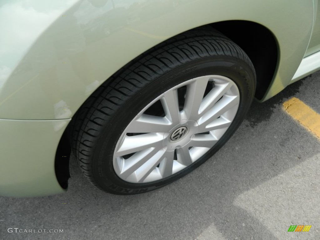 2008 New Beetle SE Convertible - Gecko Green / Cream Beige photo #9