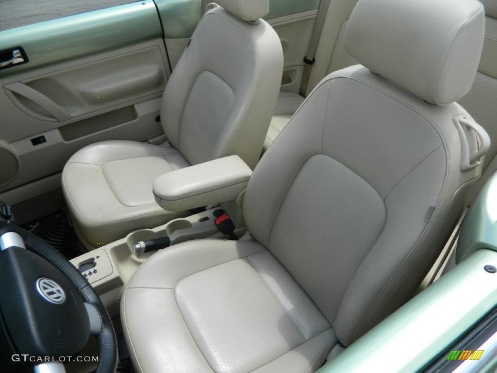 2008 New Beetle SE Convertible - Gecko Green / Cream Beige photo #10