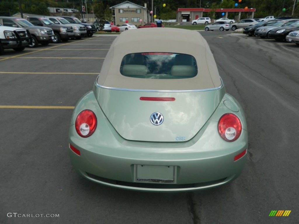2008 New Beetle SE Convertible - Gecko Green / Cream Beige photo #25