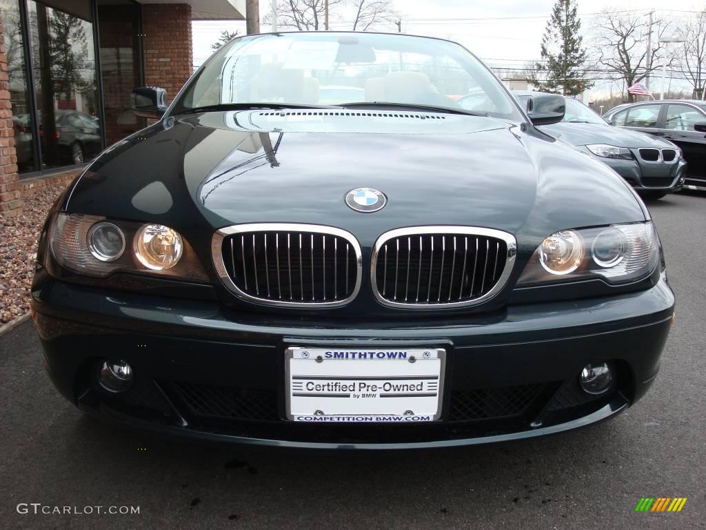 2006 3 Series 325i Convertible - Deep Green Metallic / Sand photo #3