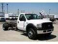 2007 Oxford White Ford F550 Super Duty XL Regular Cab 4x4 Chassis  photo #1
