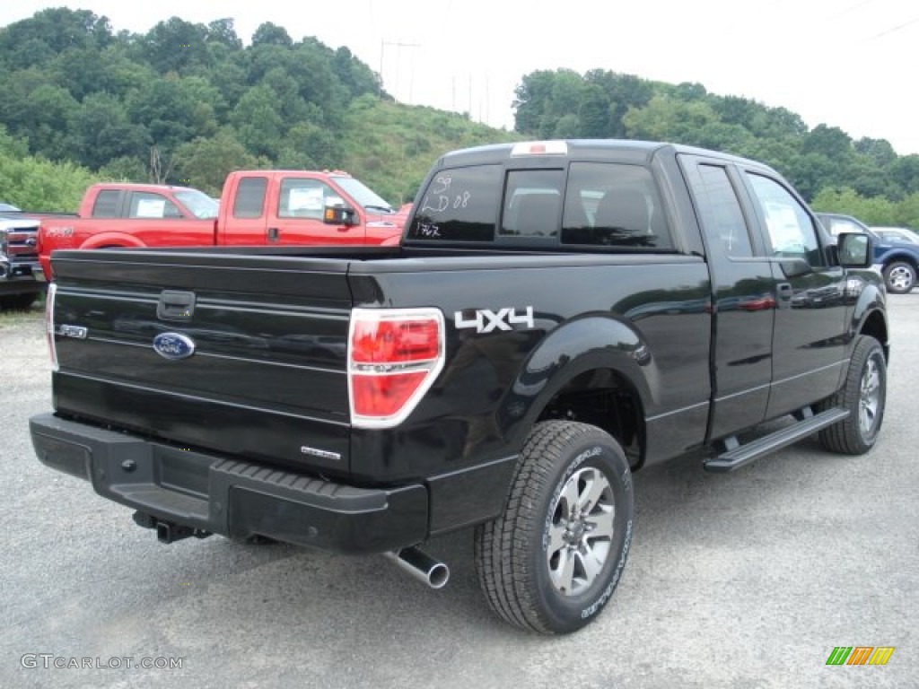 Tuxedo Black Metallic 2012 Ford F150 XLT SuperCab 4x4 Exterior Photo #68489029